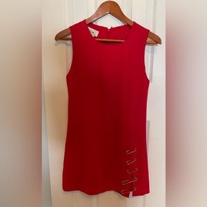 Vintage designer red dress